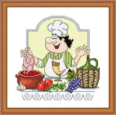 Набор для вышивания кулинарный техникум Набор для вышивания кулинарный техникум